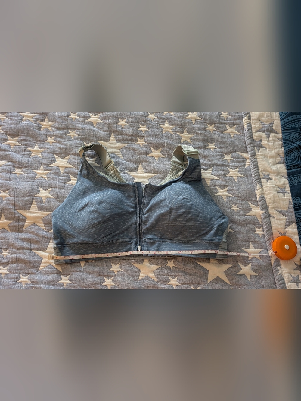 Outdoor Voices Zip Front Sports Bra Medium C/D